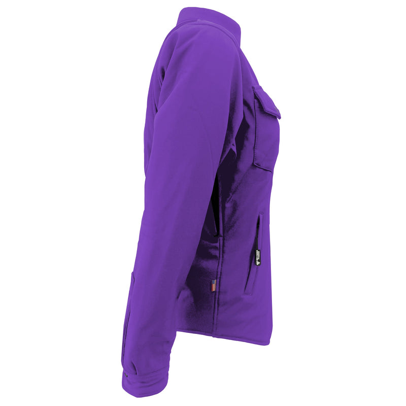 Load image into Gallery viewer, Protective SoftShell Winter Jacket for Women – Purple Matte