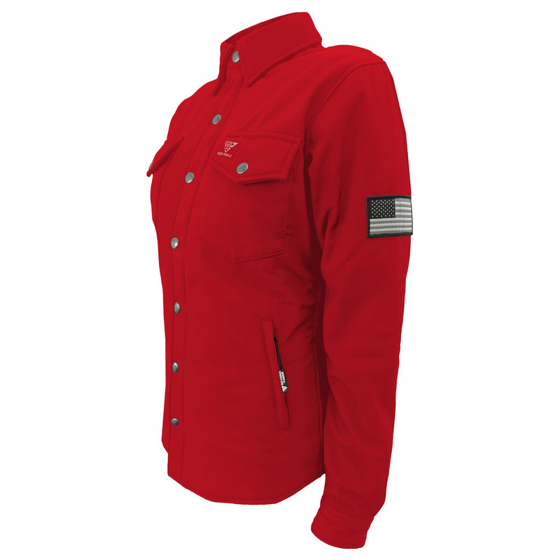 Load image into Gallery viewer, Protective SoftShell Winter Jacket for Women – Red Matte