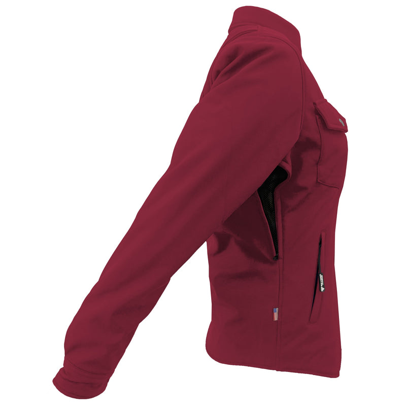 Load image into Gallery viewer, Protective SoftShell Winter Jacket for Women – Red Maroon Matte