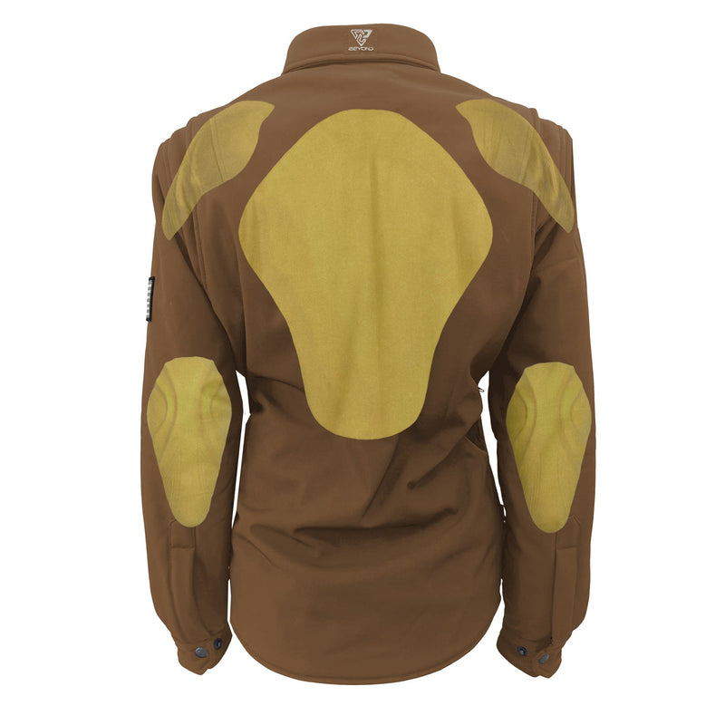Load image into Gallery viewer, Protective SoftShell Winter Jacket for Women – Light Brown Matte