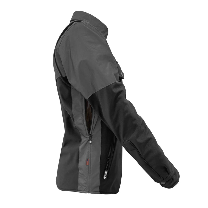 Load image into Gallery viewer, SoftShell Reflective "Nightfall Nebula" Winter Jacket for Women - Black Matte