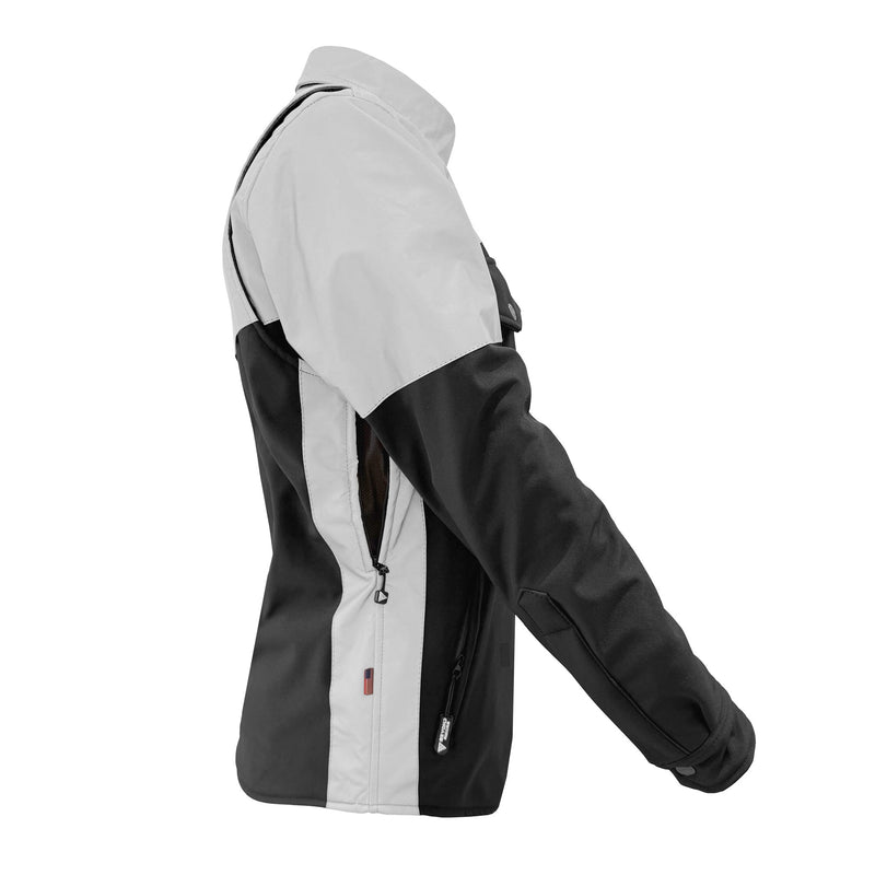 Load image into Gallery viewer, SoftShell Reflective "Alloy Ecplise" Winter Jacket for Women - Black and Silver