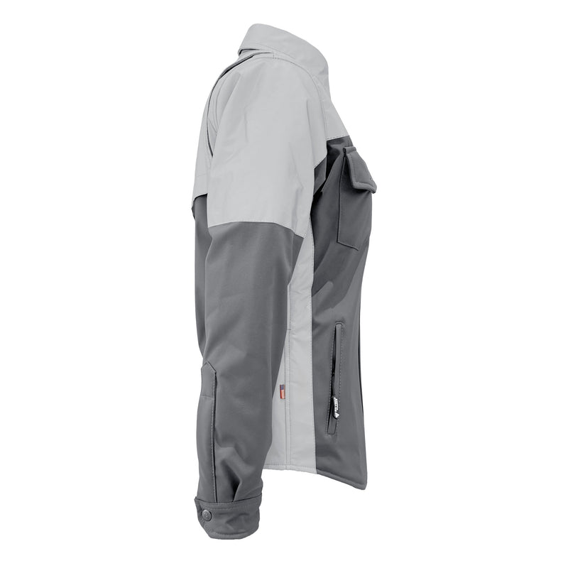Load image into Gallery viewer, SoftShell Reflective "Twilight Titanium" Winter Jacket for Women - Grey Matte