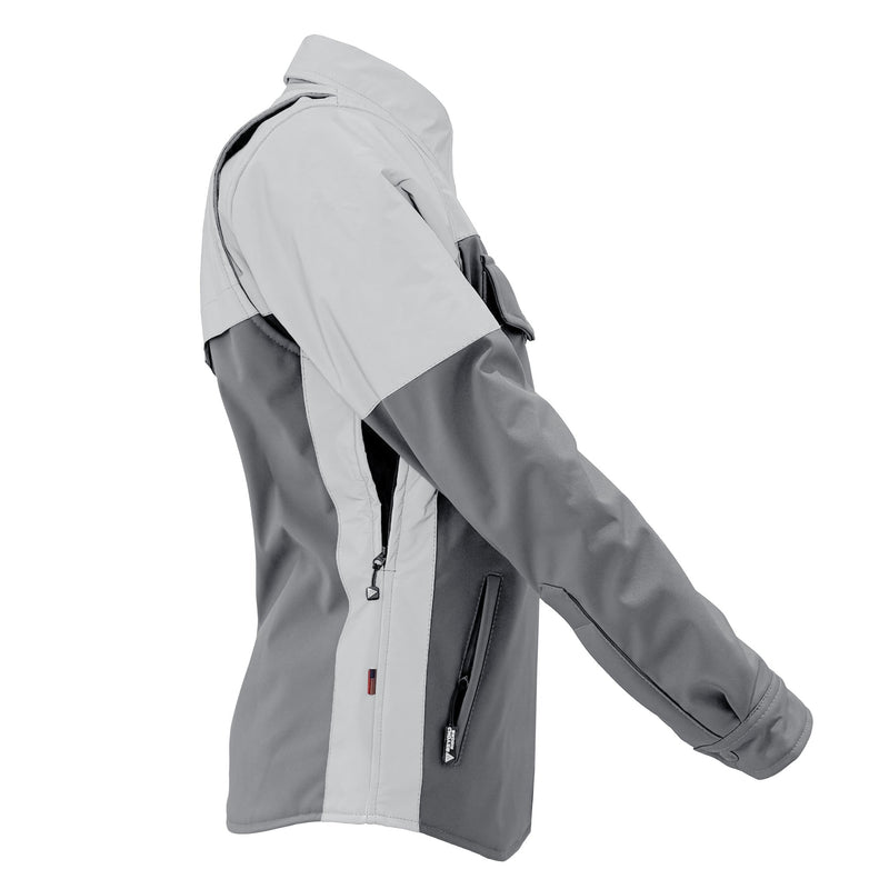 Load image into Gallery viewer, SoftShell Reflective "Twilight Titanium" Winter Jacket for Women - Grey Matte