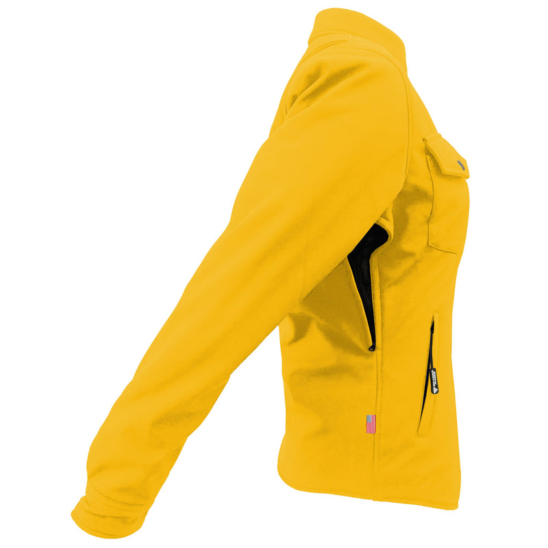 Load image into Gallery viewer, Protective SoftShell Winter Jacket for Women – Yellow Matte