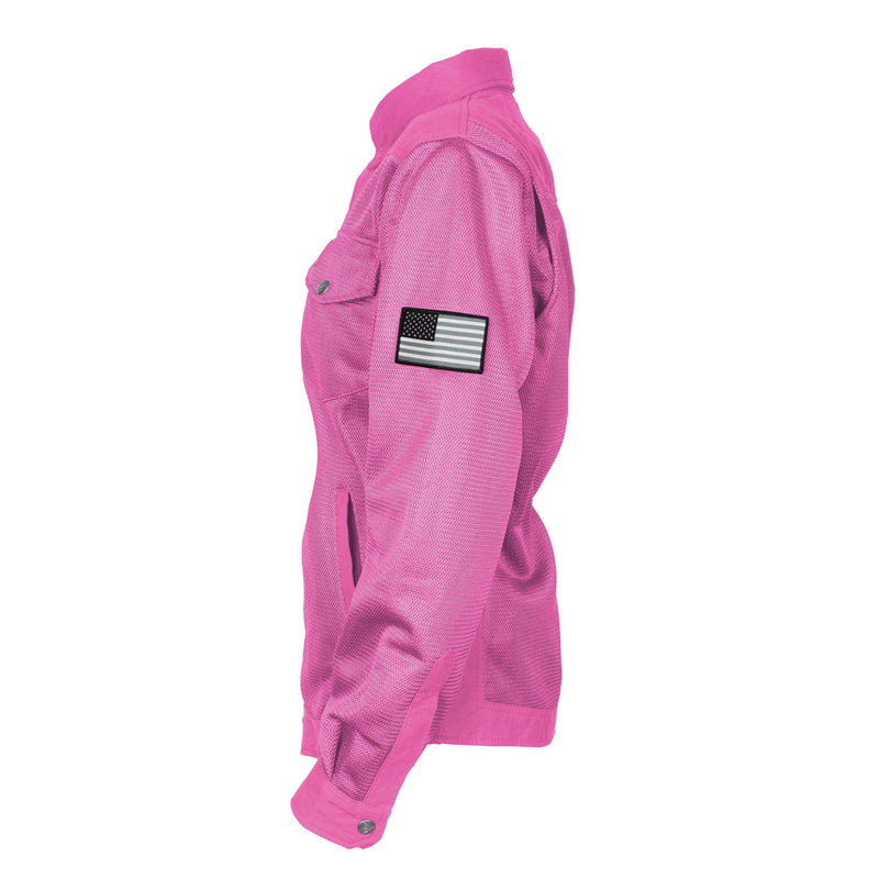 Load image into Gallery viewer, Protective Summer Mesh Shirt for Women - Pink Solid