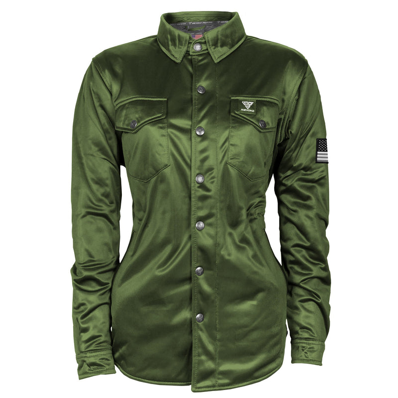 Load image into Gallery viewer, Ultra Protective Shirt for Women - Army Green Solid