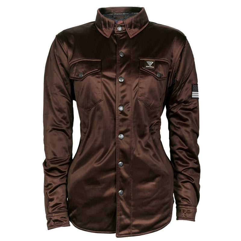 Load image into Gallery viewer, Ultra Protective Shirt for Women - Brown Solid