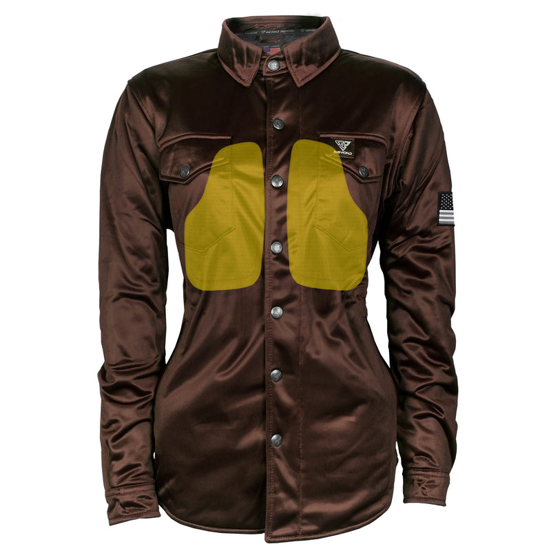 Load image into Gallery viewer, Ultra Protective Shirt for Women - Brown Solid