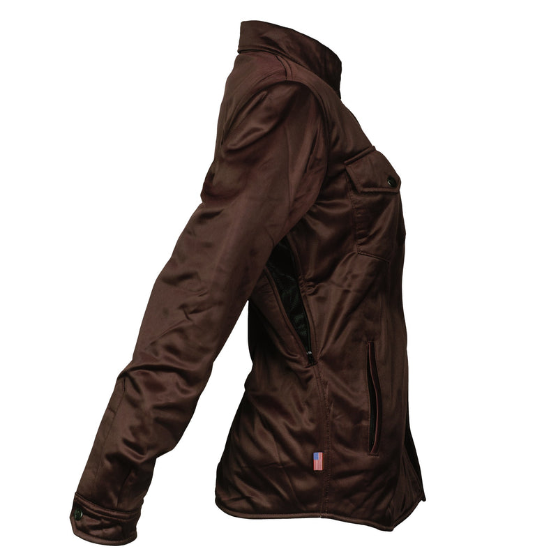 Load image into Gallery viewer, Ultra Protective Shirt for Women - Brown Solid