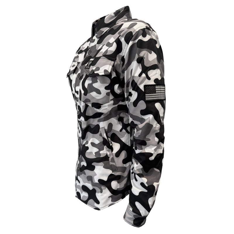 Load image into Gallery viewer, Protective SoftShell Winter Jacket for Women Camouflage SnowFox