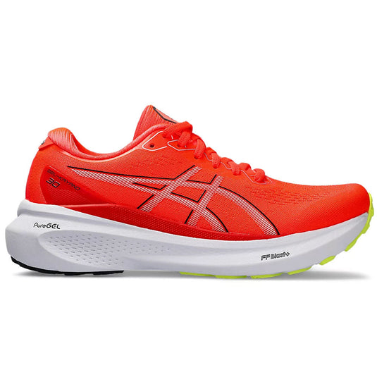 Women's Asics Gel-Kayano 30, Sunrise Red/Black, 7.5 B Medium - Skoutley Outdoors LLC