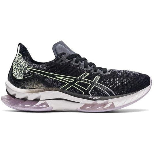 Women's Asics GEL-Kinsei Blast, Black/Illuminate Yellow, 6 B Medium - Skoutley Outdoors LLC
