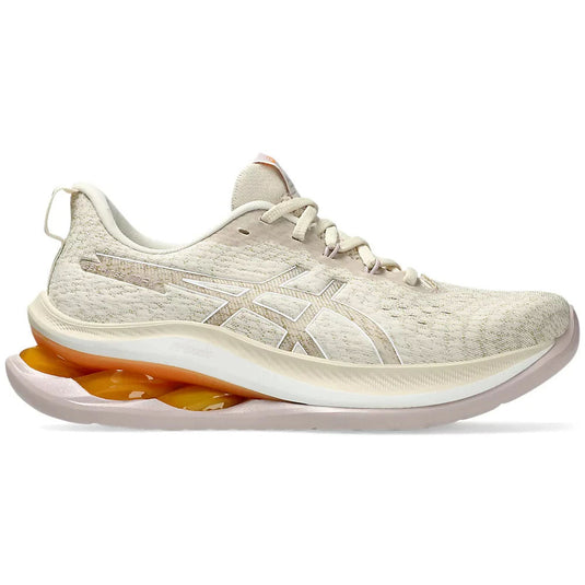 Women's Asics Gel-Kinsei Max, Oatmeal/White, 8 B Medium - Skoutley Outdoors LLC