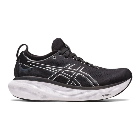 Women's Asics Gel-Nimbus 25, Black/Pure Silver, 12 B Medium - Skoutley Outdoors LLC