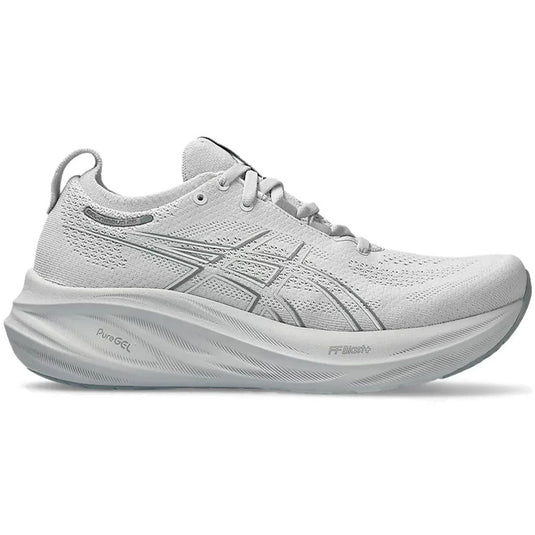 Women's Asics Gel-Nimbus 26, Concrete/Pure Silver, 12 B Medium - Skoutley Outdoors LLC