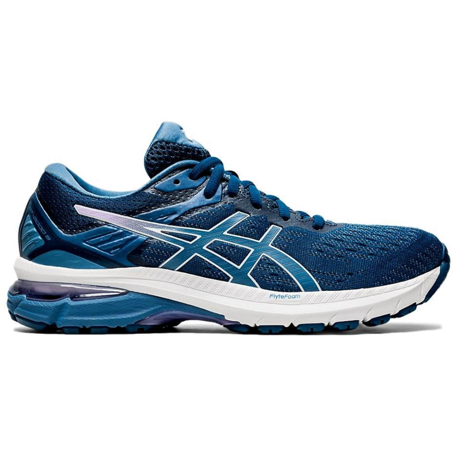 Women's Asics GT-2000 9, Mako Blue/Grey Floss, 5.5 B Medium - Skoutley Outdoors LLC