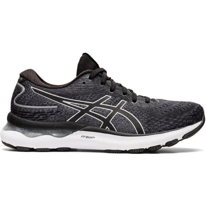 Women's Asics Gel-Nimbus 24, Black/Pure Silver, 5 D Wide - Skoutley Outdoors LLC