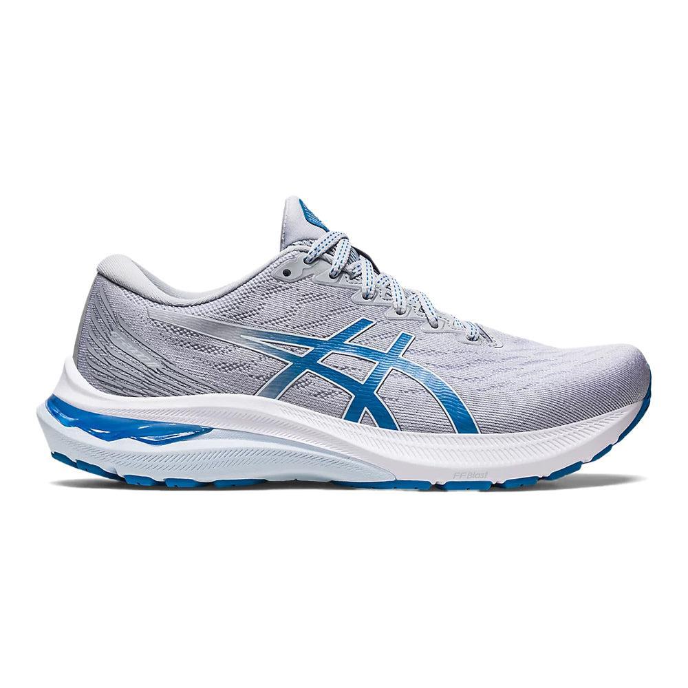 Women's Asics GT-2000 11, Piedmont Grey/Reborn Blue, 6 B Medium - Skoutley Outdoors LLC