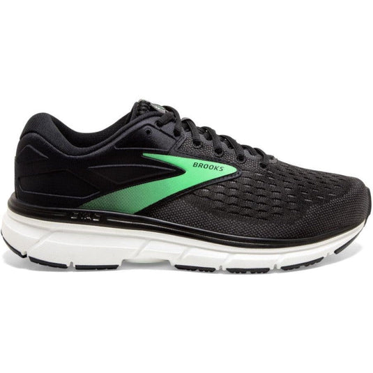 Women's Brooks Dyad 11, Black/Ebony/Green, 6 B Medium - Skoutley Outdoors LLC