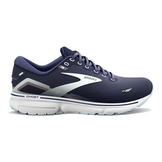 Women's Brooks Ghost 15, Peacoat/Pearl/Salt Air, 7.5 2A Narrow - Skoutley Outdoors LLC