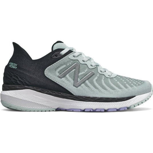 Women's New Balance Fresh Foam 860 v11, Camden Fog/Black, 5 D Wide - Skoutley Outdoors LLC
