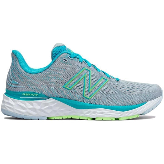 Women's New Balance Fresh Foam 880 v11, Arctic Fox/UV Glo, 5 B Medium - Skoutley Outdoors LLC