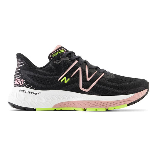 Women's New Balance Fresh Foam X 880v13, Black/Pink Moon, 10 B Medium - Skoutley Outdoors LLC