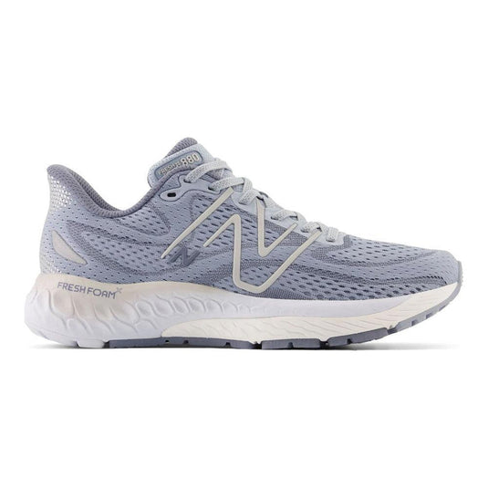 Women's New Balance Fresh Foam X 880v13, Light Arctic Grey/Arctic Grey, 10.5 2E Extra Wide - Skoutley Outdoors LLC