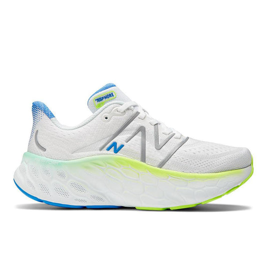 Women's New Balance Fresh Foam X More v4, White, 5.5 B Medium - Skoutley Outdoors LLC
