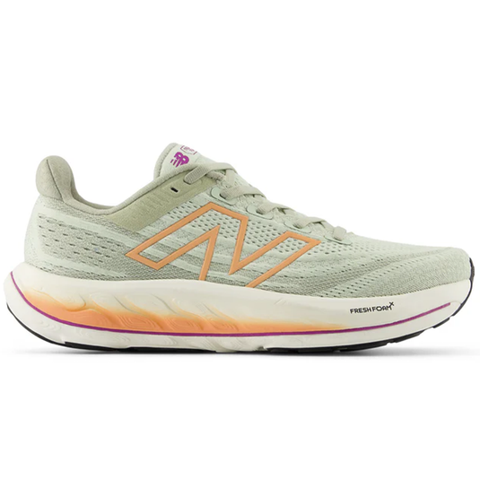 Women's New Balance Fresh Foam Vongo v6, Natural Mint/Light Gold Metallic/Copper, 9 B Medium - Skoutley Outdoors LLC