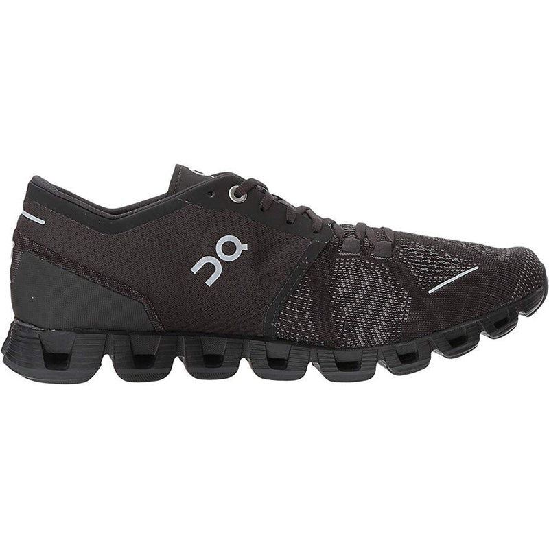 Women's On Cloud X, Black/Asphalt, 5.5 B Medium - Skoutley Outdoors LLC