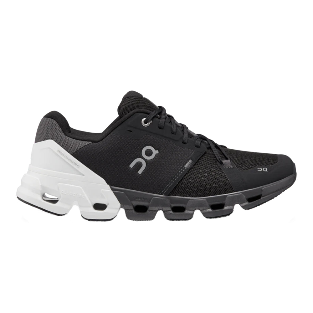 Women's On Cloudflyer 4, Black/White, 6.5 B Medium - Skoutley Outdoors LLC