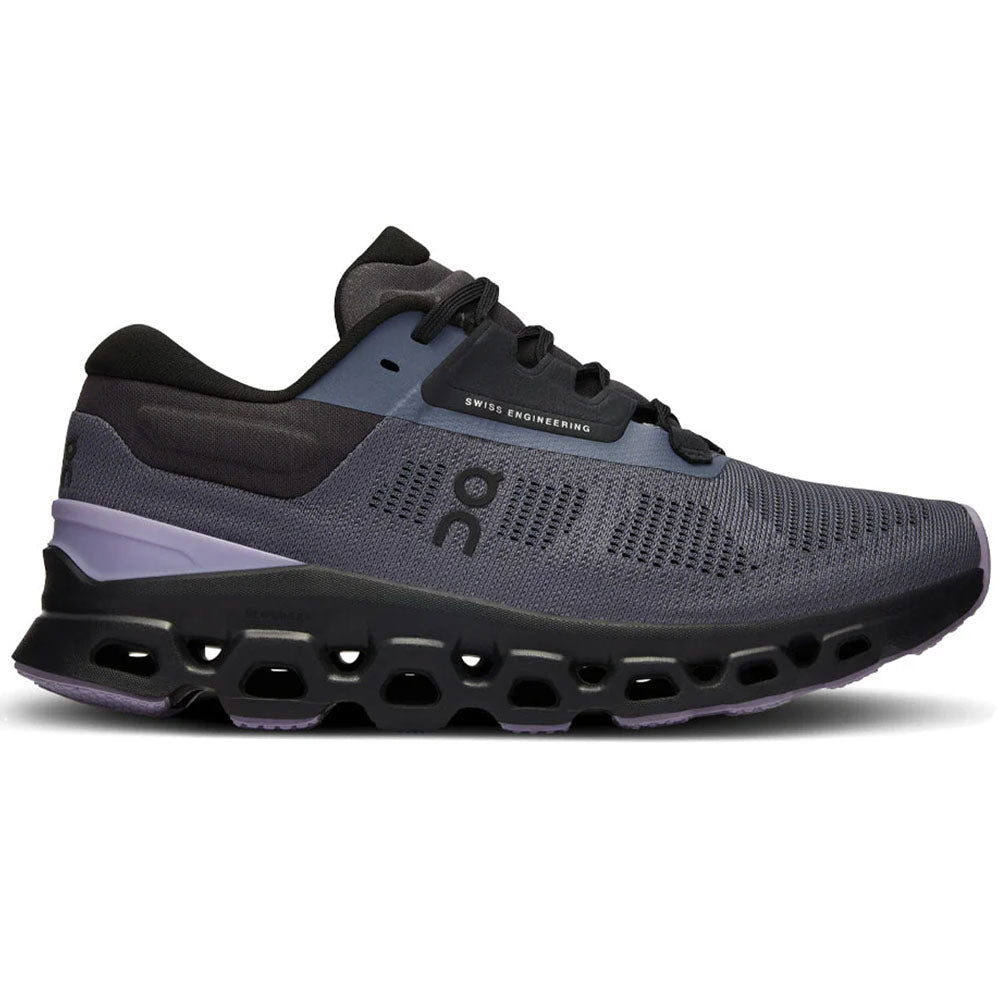 Women's On Cloudstratus 3, Metal/Wisteria, 6 B Medium - Skoutley Outdoors LLC