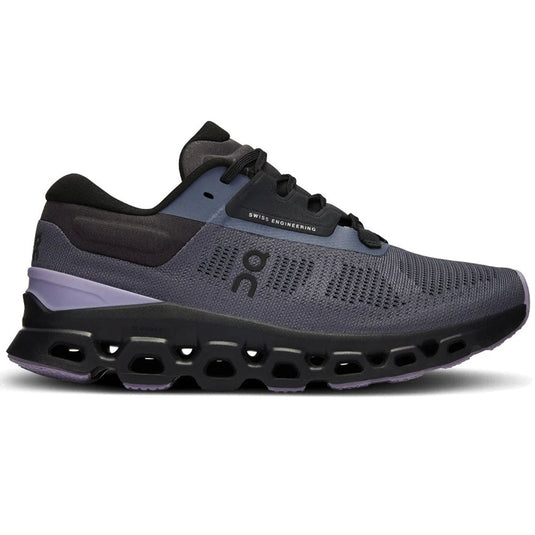 Women's On Cloudstratus 3, Metal/Wisteria, 6 B Medium - Skoutley Outdoors LLC