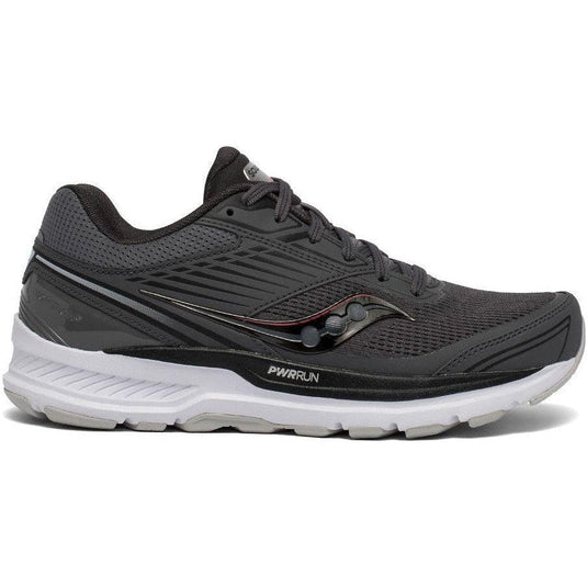 Women's Saucony Echelon 8, Charcoal/Cherry, 5 B Medium - Skoutley Outdoors LLC