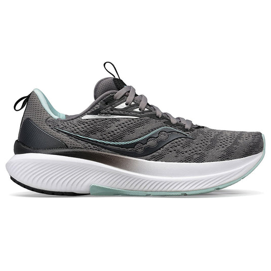 Women's Saucony Echelon 9, Charcoal/Ice, 7.5 B Medium - Skoutley Outdoors LLC