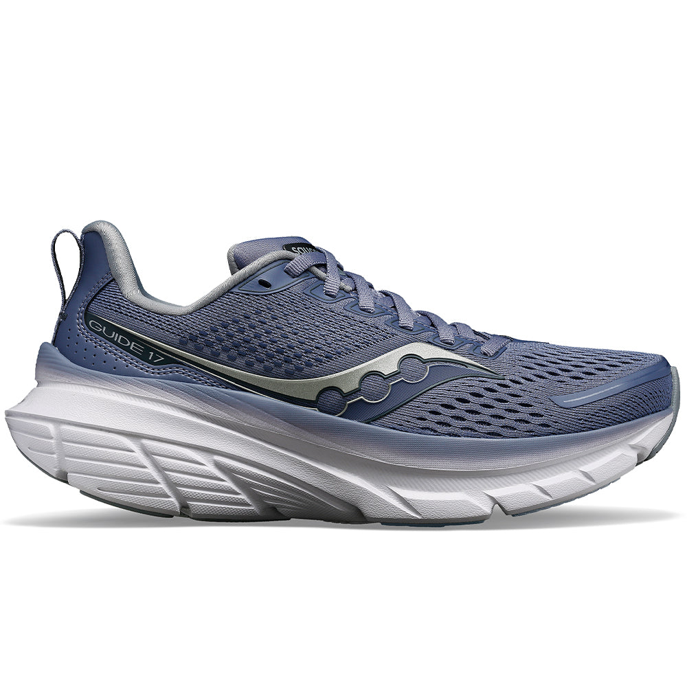 Women's Saucony Guide 17, Iris, 6.5 B Medium - Skoutley Outdoors LLC