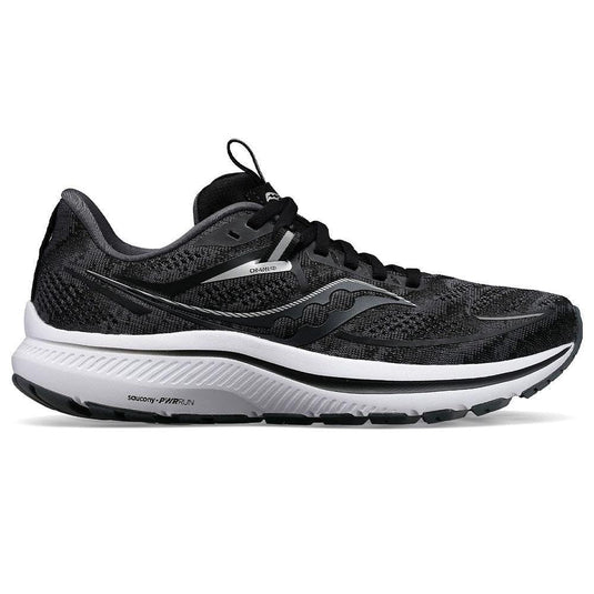 Women's Saucony Omni 21, Black/White, 9.5 B Medium - Skoutley Outdoors LLC