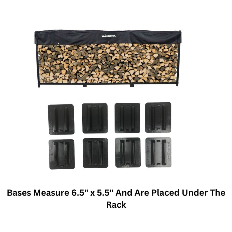 Load image into Gallery viewer, 12 ft Firewood Rack Holds 3/4 Cord Woodhaven