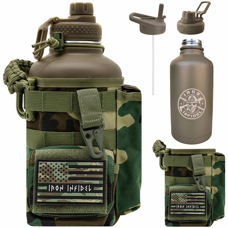 Load image into Gallery viewer, 64oz Battle Bottle Water Bottles