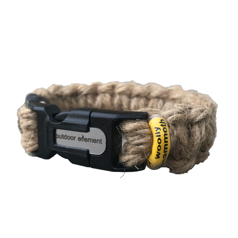 Load image into Gallery viewer, Woolly Mammoth Survival Jute Bracelet