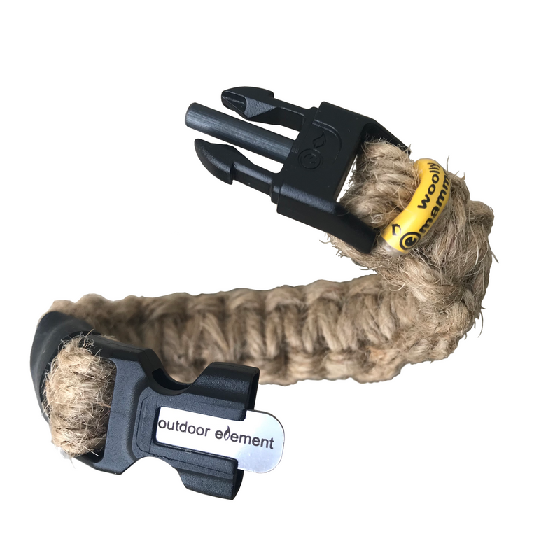 Load image into Gallery viewer, Woolly Mammoth Survival Jute Bracelet