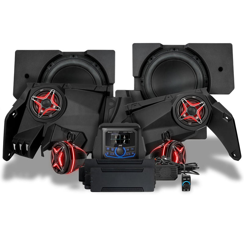Load image into Gallery viewer, 2017-2024 Can-Am® X3, Phase-5 V-Spec 6-Speaker 1650watt System w/JVC