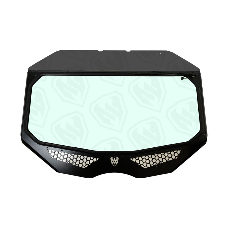 Load image into Gallery viewer, Moto Armor Maverick X3 Vented Full Glass Windshield
