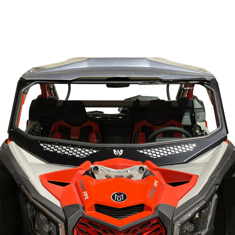 Load image into Gallery viewer, Moto Armor Maverick X3 Vented Full Glass Windshield