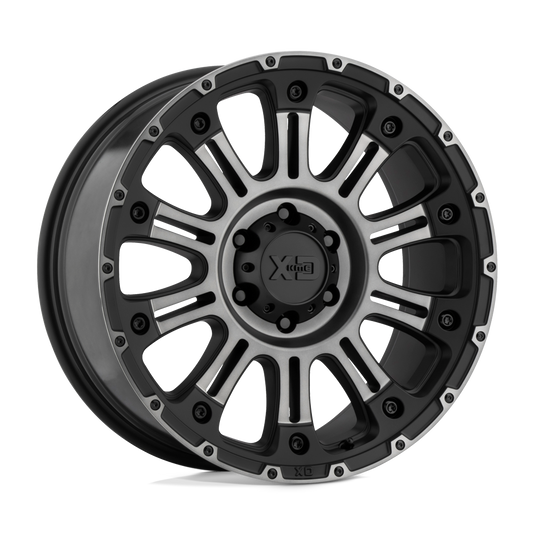 Xd Xd829 Hoss Ii Satin Black Machined Gray Tint