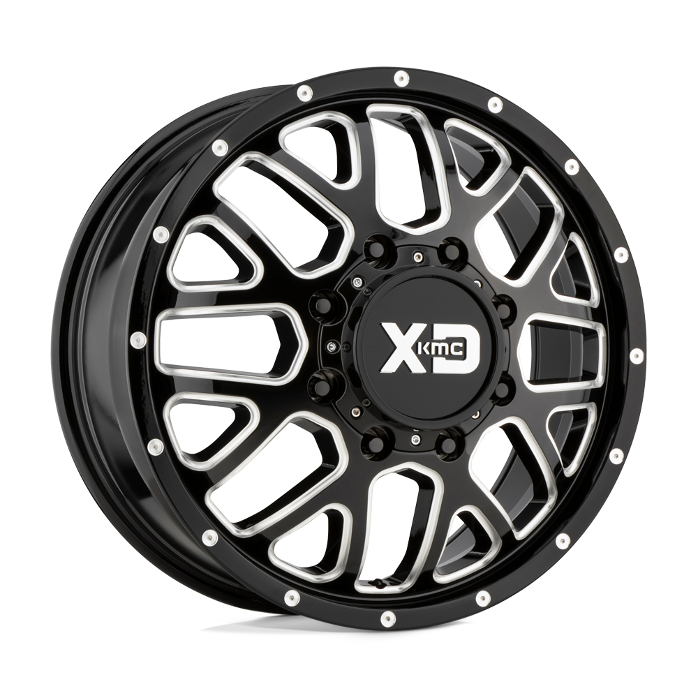 Xd Xd843 Grenade Dually Gloss Black Milled Front