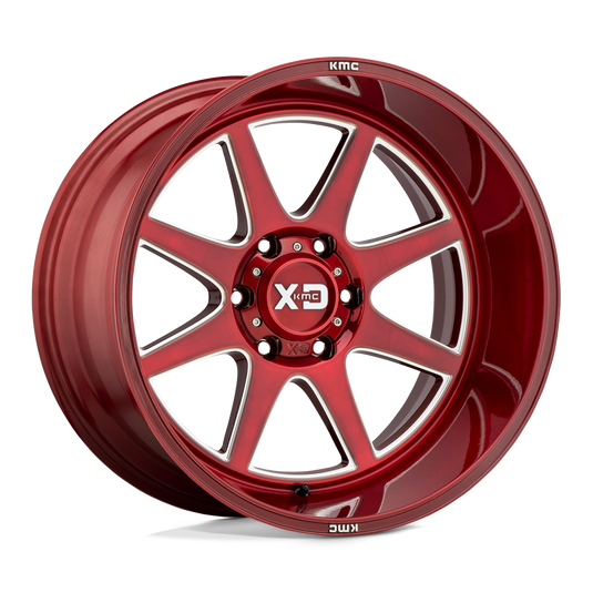 Xd Xd844 Pike Brushed Red With Milled Accent
