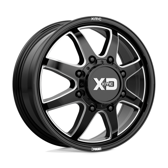 Xd Xd845 Pike Dually Gloss Black Milled Front
